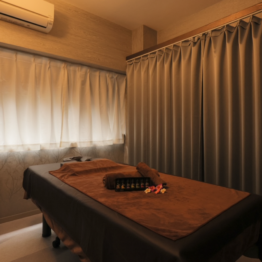 本町のオイルマッサージ・リンパマッサージ・ヘッドスパサロンBlue sky店内写真